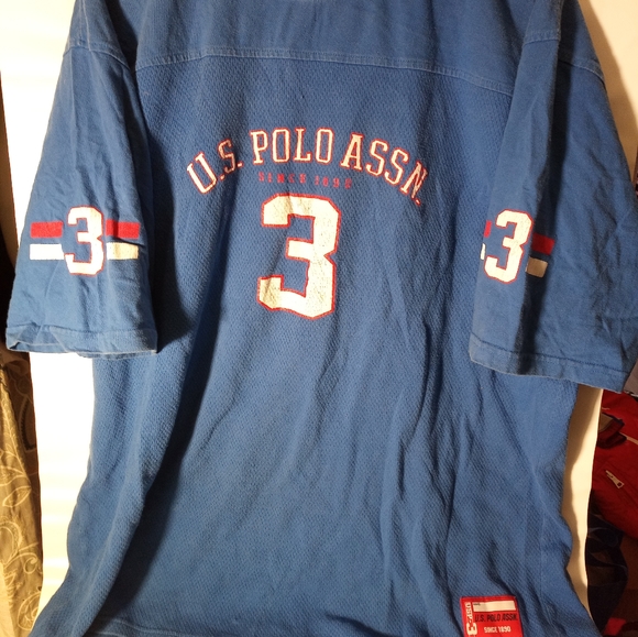 U.S. Polo Assn. 2XL T shirt Blue Vintage - Picture 3 of 9